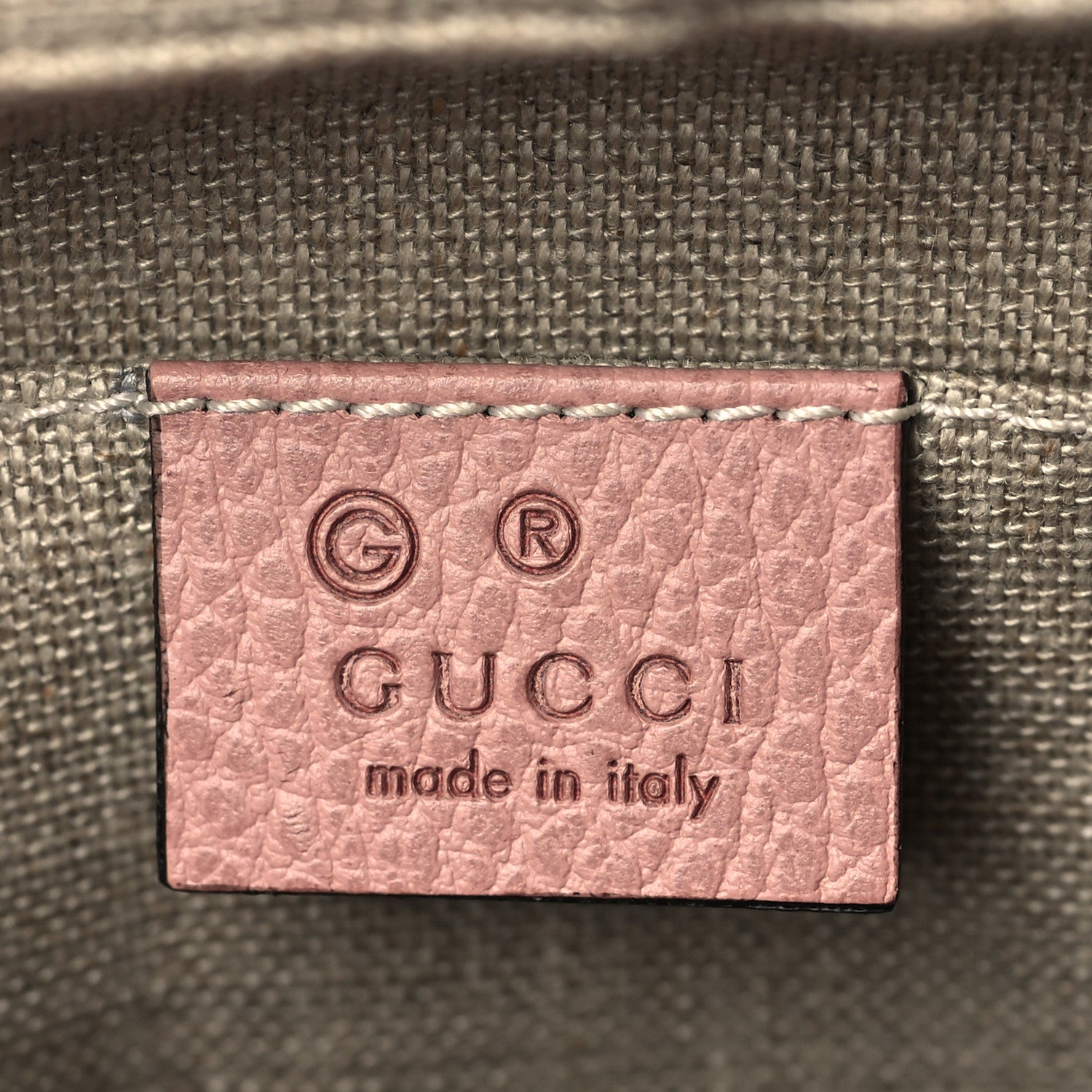 Gucci Monogram Mini Bree Messenger Bag Beige Soft Pink 6 of 12