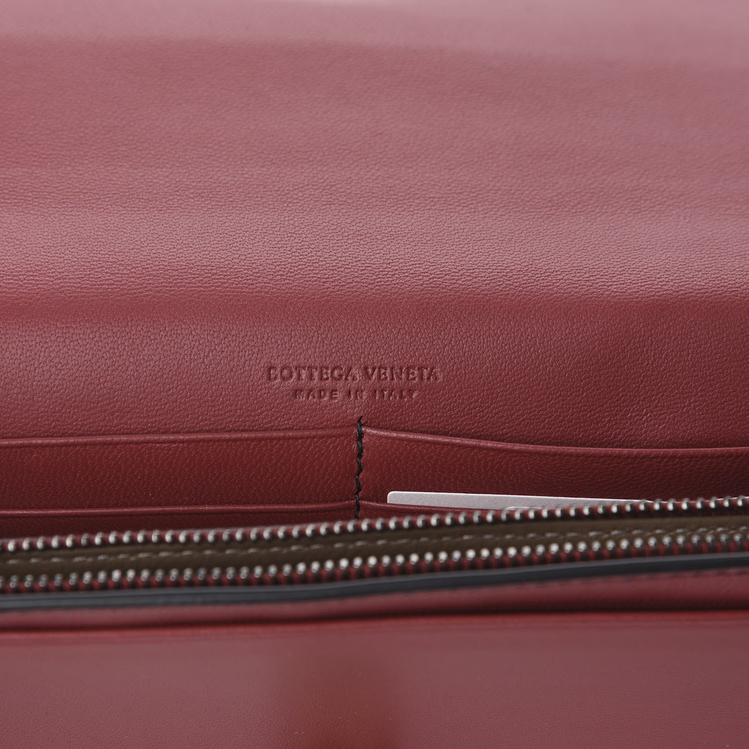 Bottega Veneta Nappa Intrecciato Ellittica Chain Wallet Baccara Rose 7 of 13