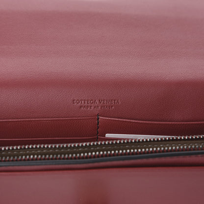 Bottega Veneta Nappa Intrecciato Ellittica Chain Wallet Baccara Rose 7 of 13