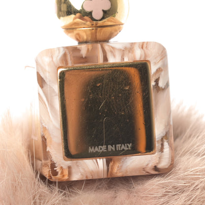 Louis Vuitton Mink Fur Fluffy Bag Charm Blush 4 of 4