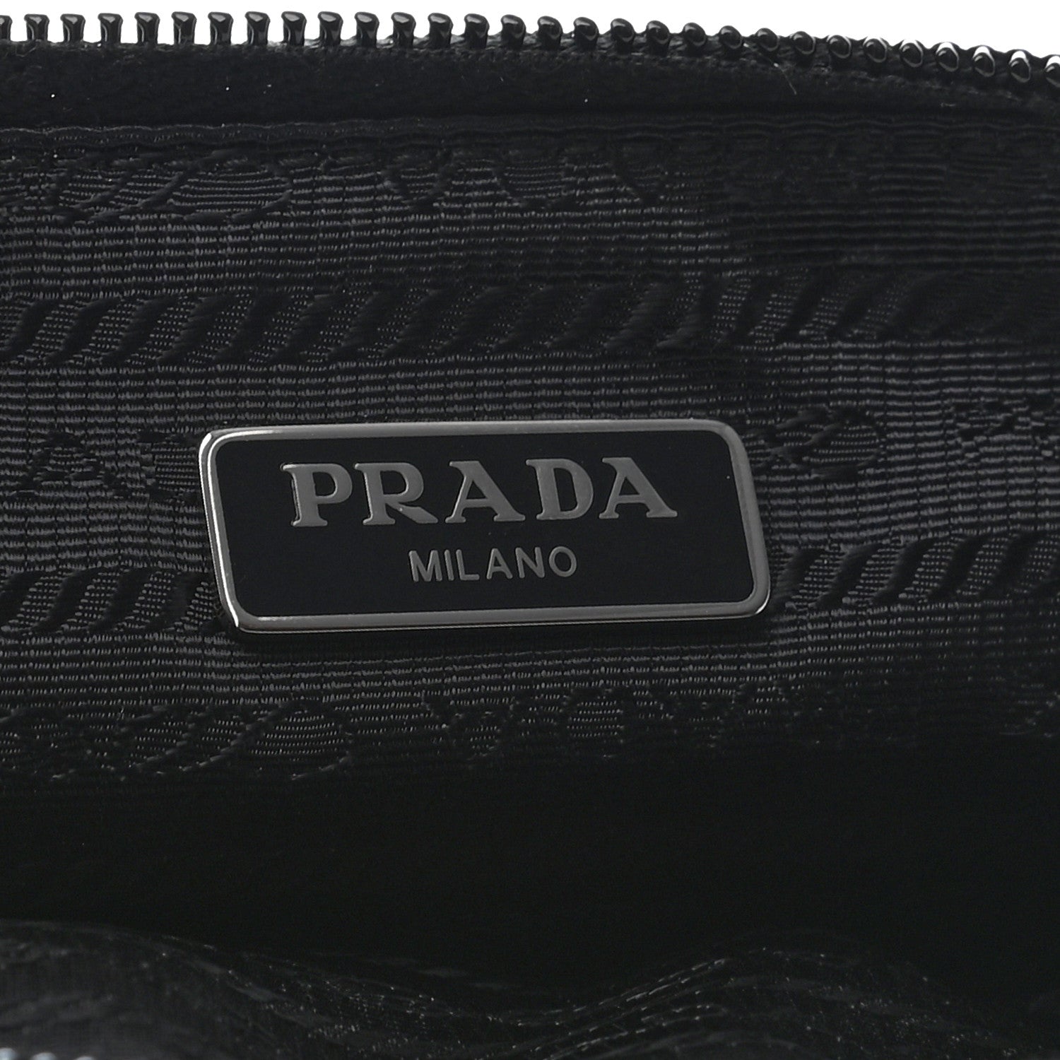Prada Tessuto Nylon Saffiano Wristlet Green Fluo 6 of 8