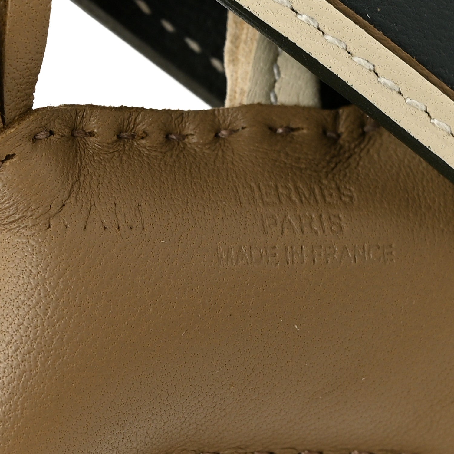 Hermes Milo Lambskin Grigri Rodeo Robeo Coeur Bag Charm PM Beige Marfa Craie Vert Mangrove 3 of 4