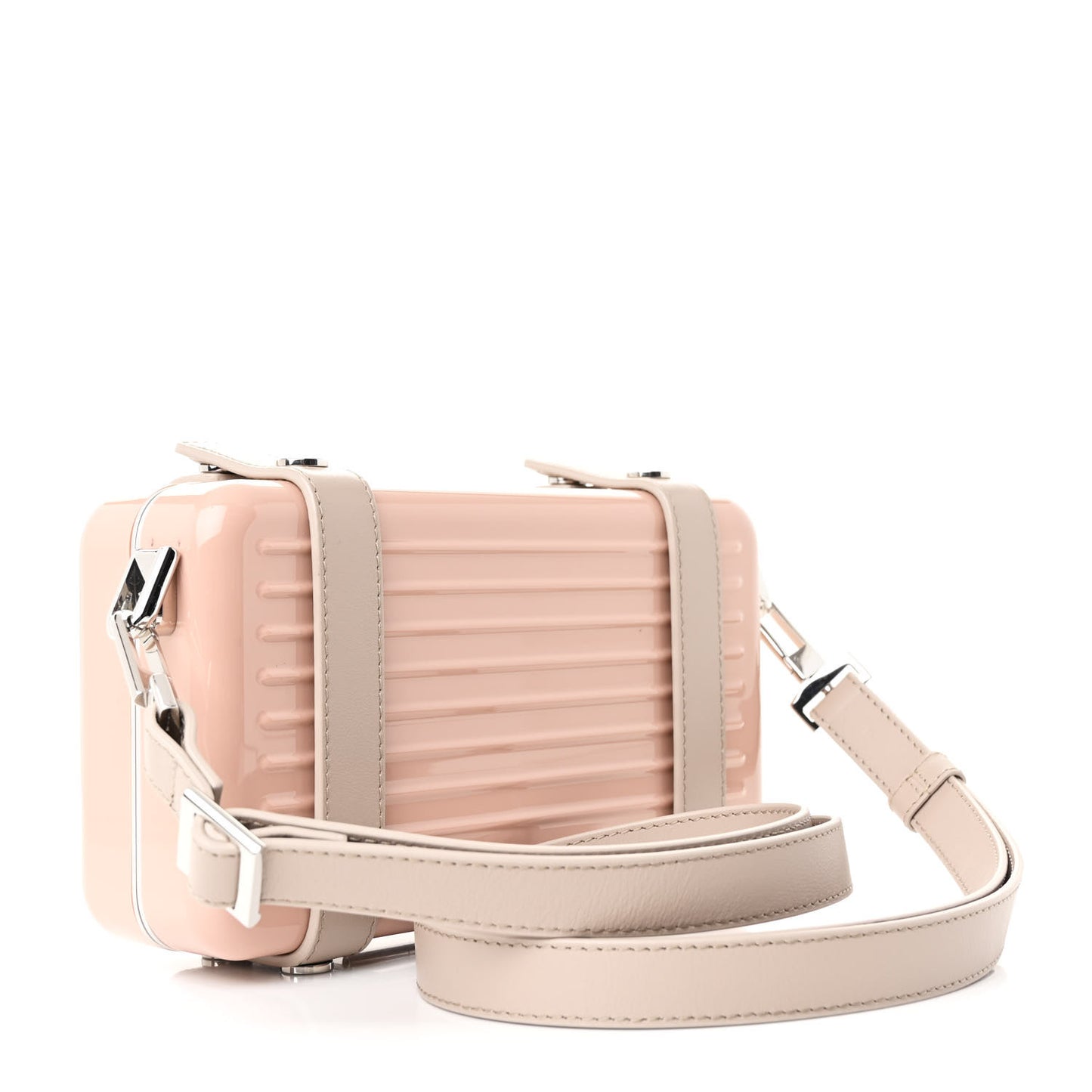 Gloss Polycarbonate Personal Cross-Body Bag Desert Rose