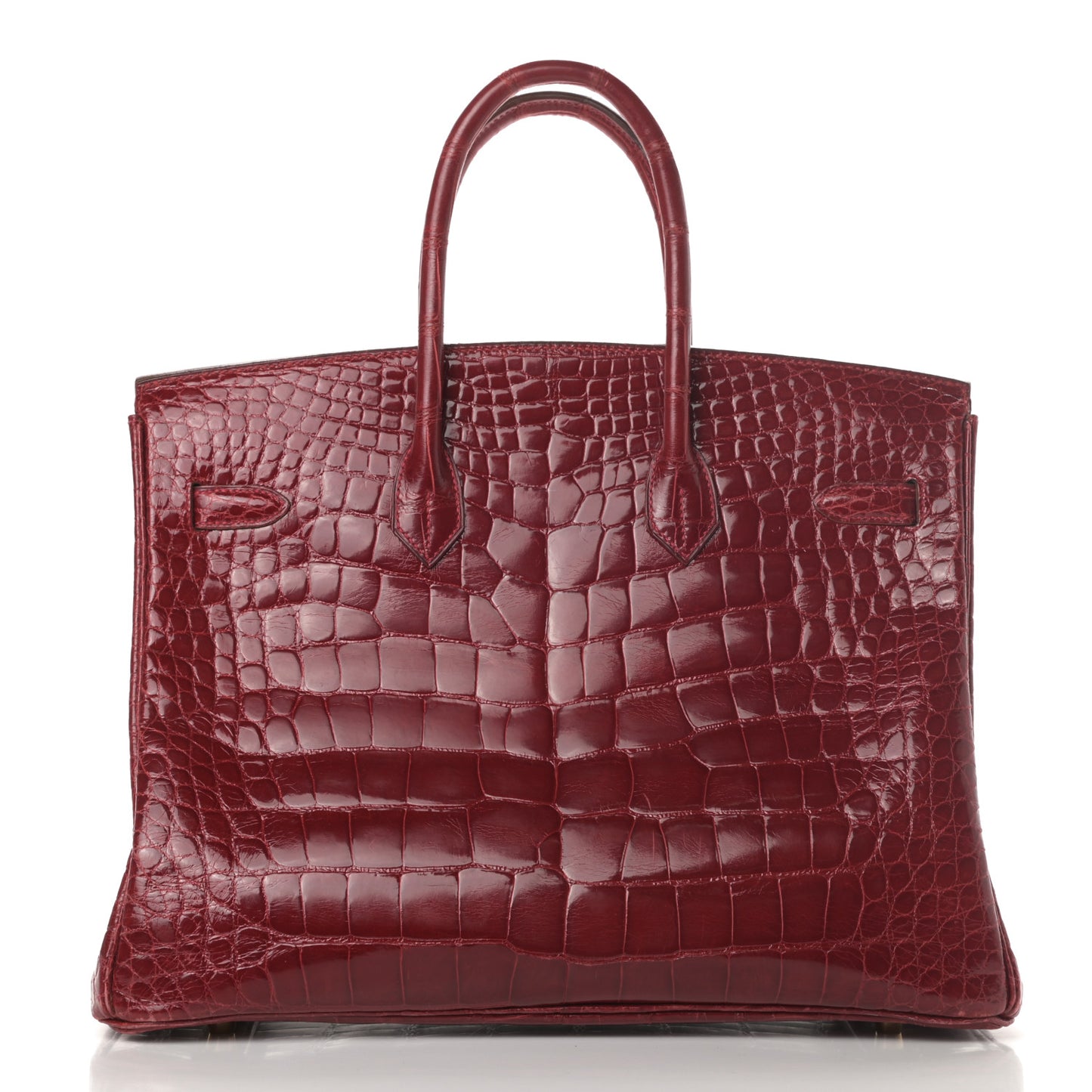 Shiny Alligator Birkin 35 Rouge Vif