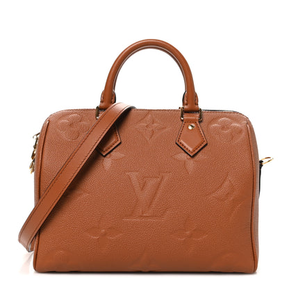Louis Vuitton Empreinte Monogram Giant Speedy Bandouliere 25 Cognac 1 of 8