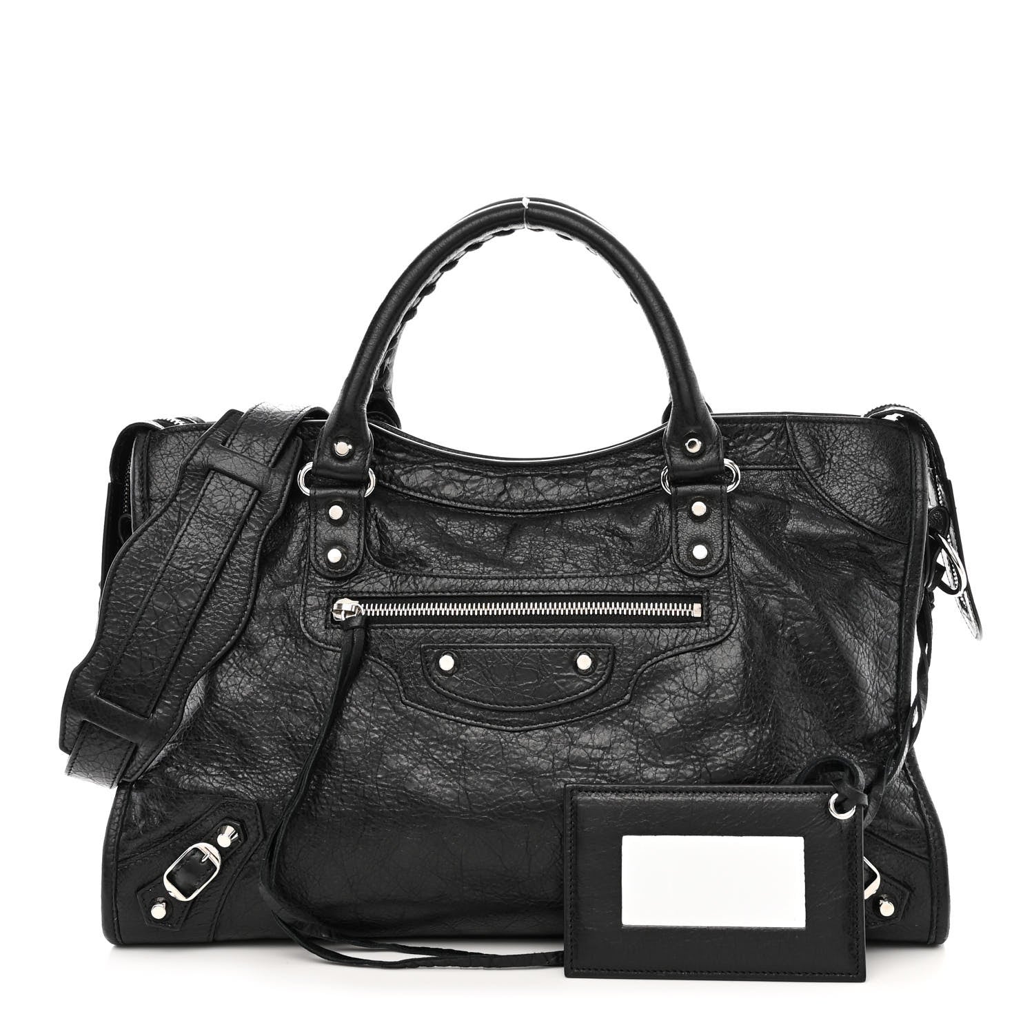 Balenciaga Agneau Classic Silver Hardware City Black 1 of 11