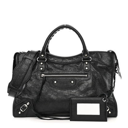 Balenciaga Agneau Classic Silver Hardware City Black 1 of 11