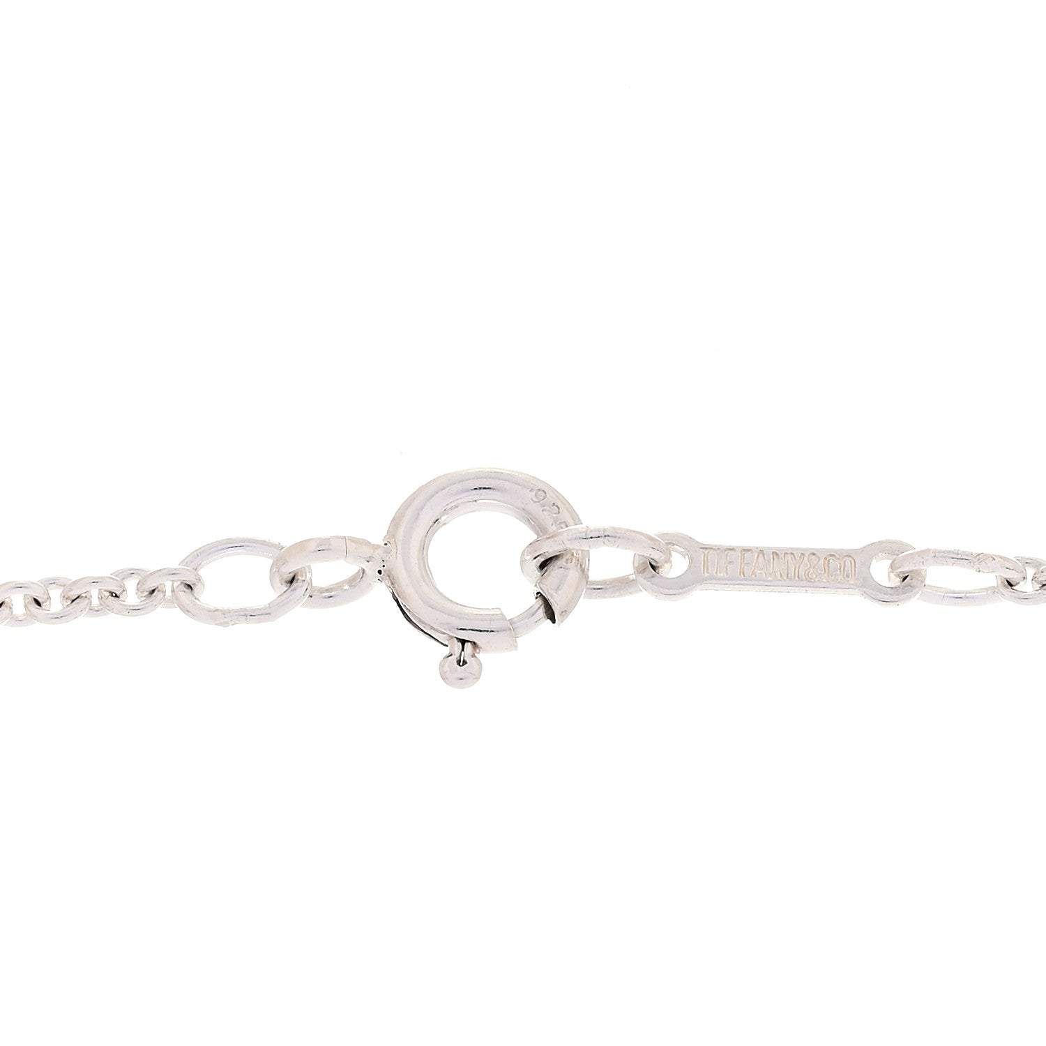 Tiffany Sterling Silver 22mm Elsa Peretti Open Heart Pendant Necklace 6 of 6