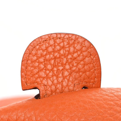 Hermes Taurillon Clemence Evelyne III GM Orange 7 of 18