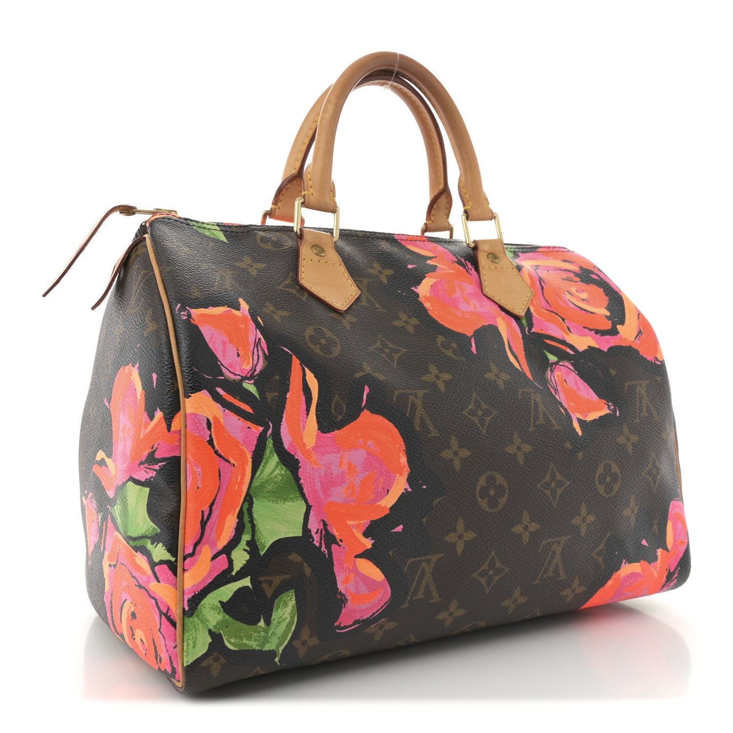Louis Vuitton Monogram Roses Speedy 30 3 of 12