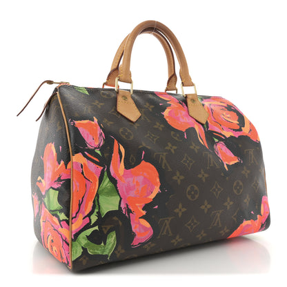 Louis Vuitton Monogram Roses Speedy 30 3 of 12