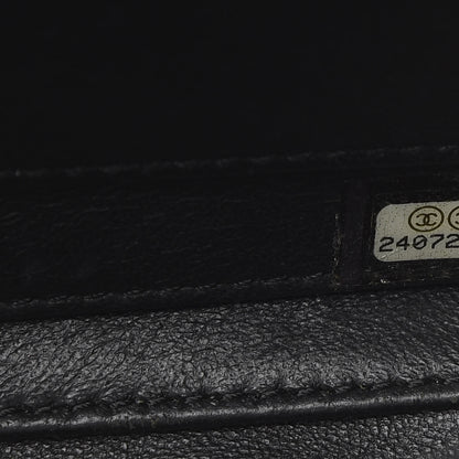 Chanel Caviar Quilted Small CC Filigree Vanity Case Beige Black 7 of 12