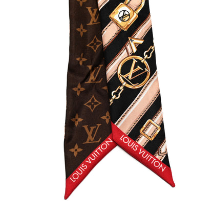 Louis Vuitton Silk Monogram Forever BB Bandeau Brown 2 of 3