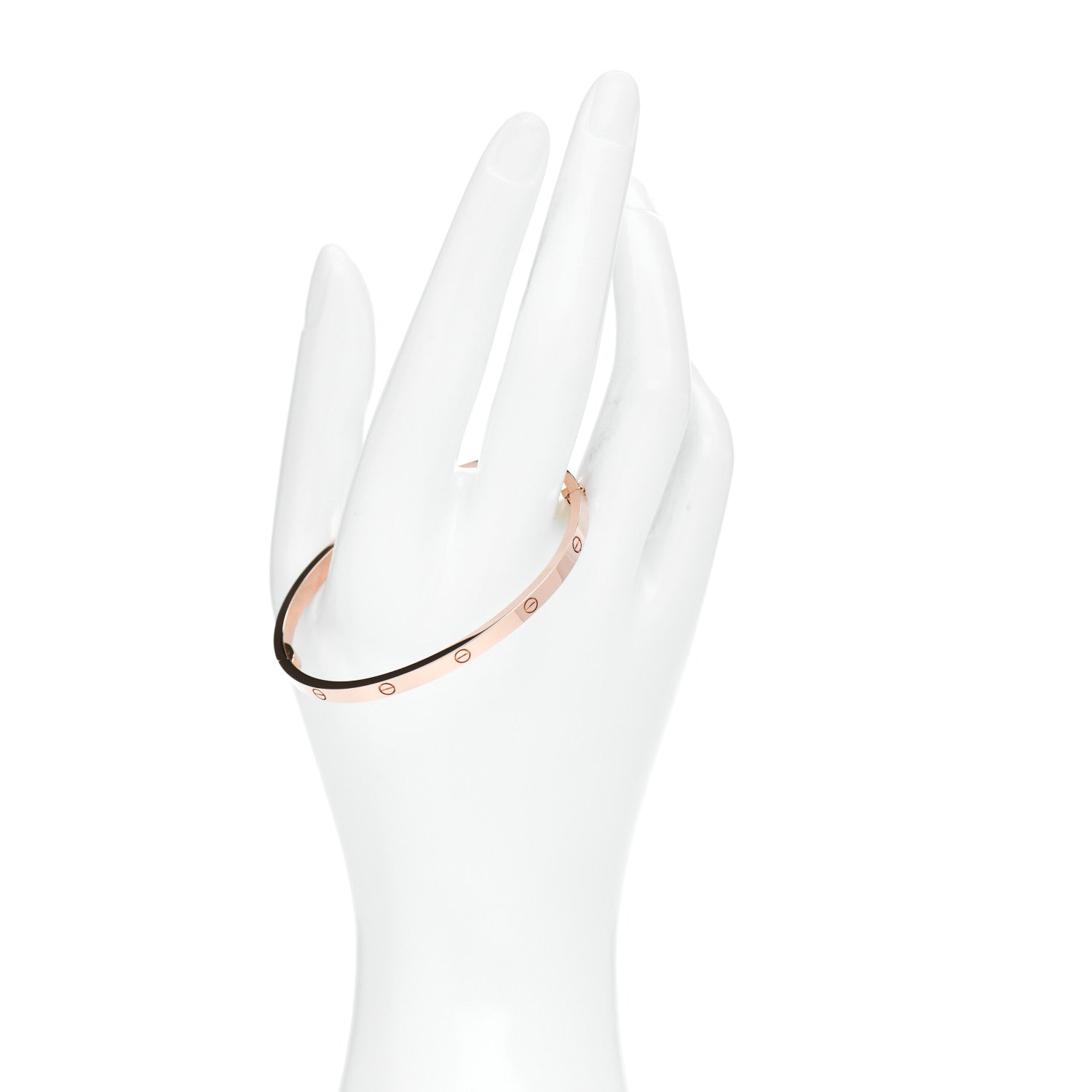 Cartier 18K Pink Gold Small LOVE Bracelet 17 2 of 5