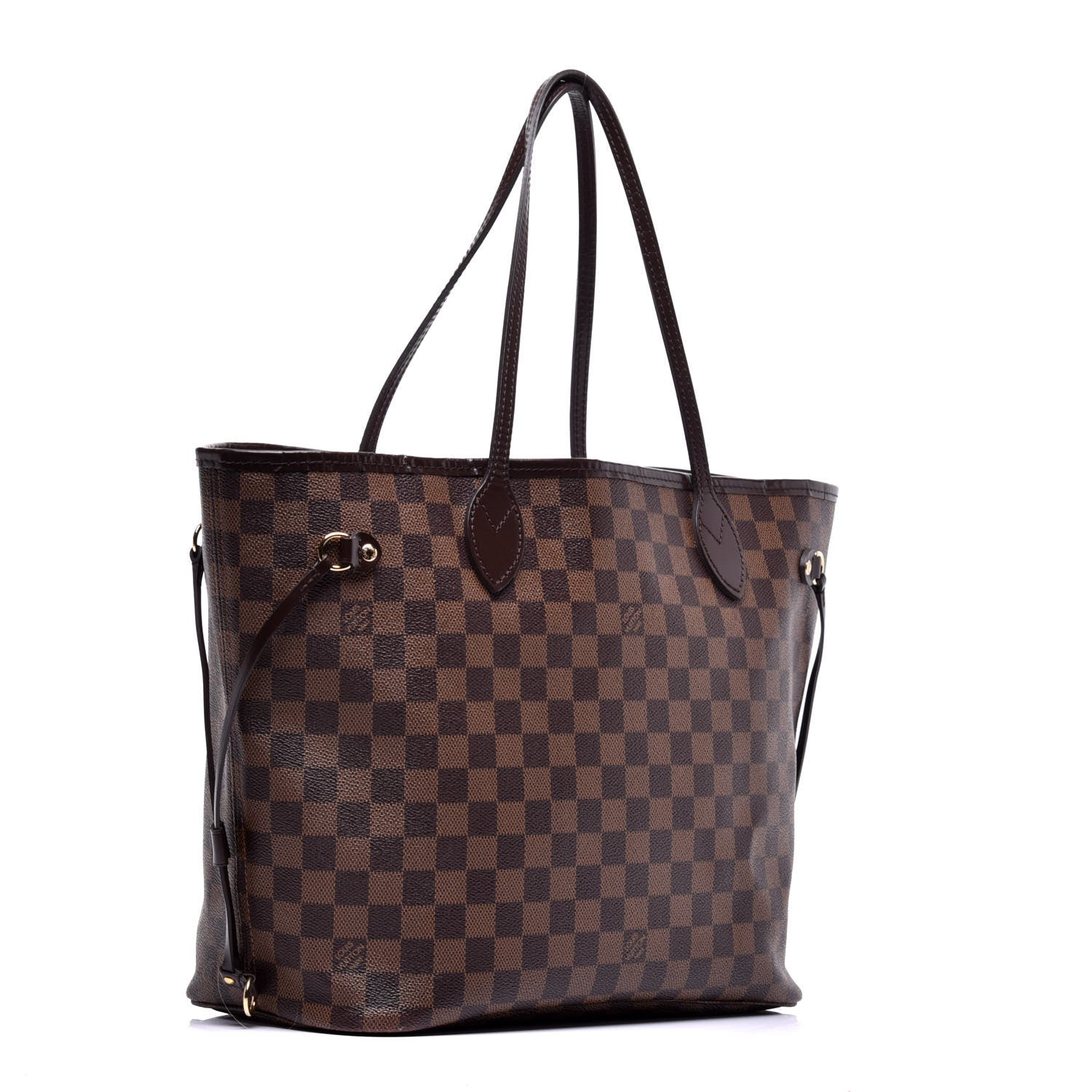 Louis Vuitton Damier Ebene Neo Neverfull MM Rose Ballerine 3 of 8