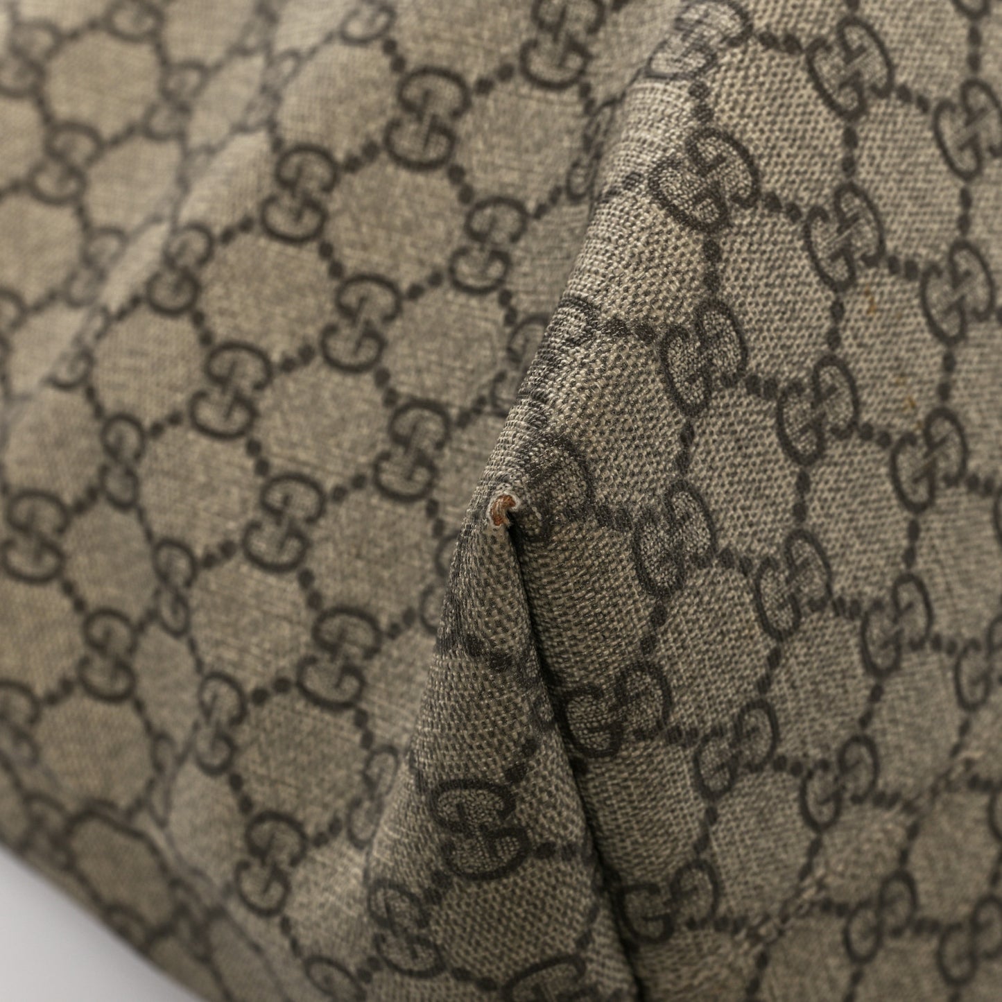 GG Plus Monogram Travel Bag Dark Brown