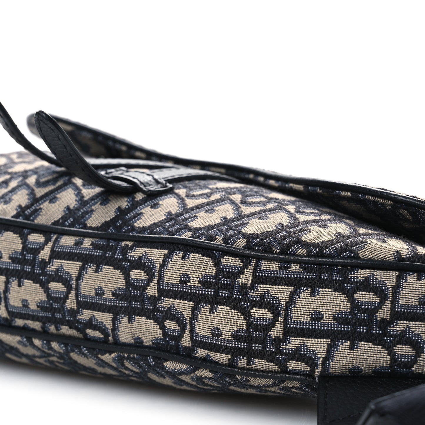 Oblique Mens Saddle Bag Blue