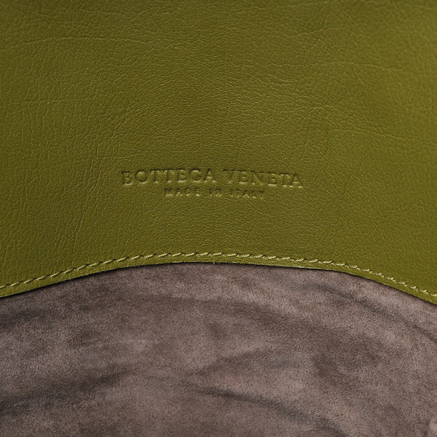 Nappa Fringe Intrecciato Tote Green