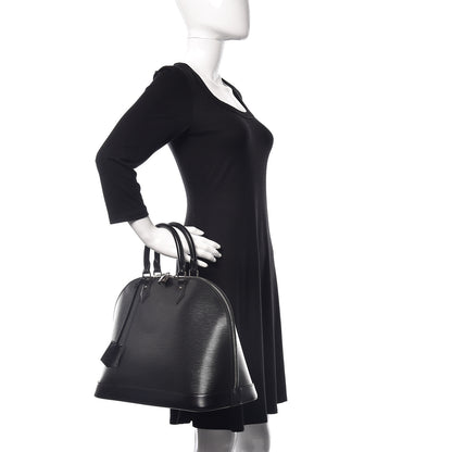 Louis Vuitton Epi Alma GM Black 2 of 18