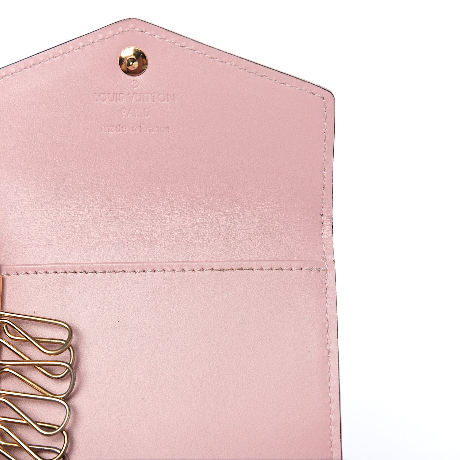 Louis Vuitton Vernis Multicles 6 Key Holder Rose Ballerine 9 of 10