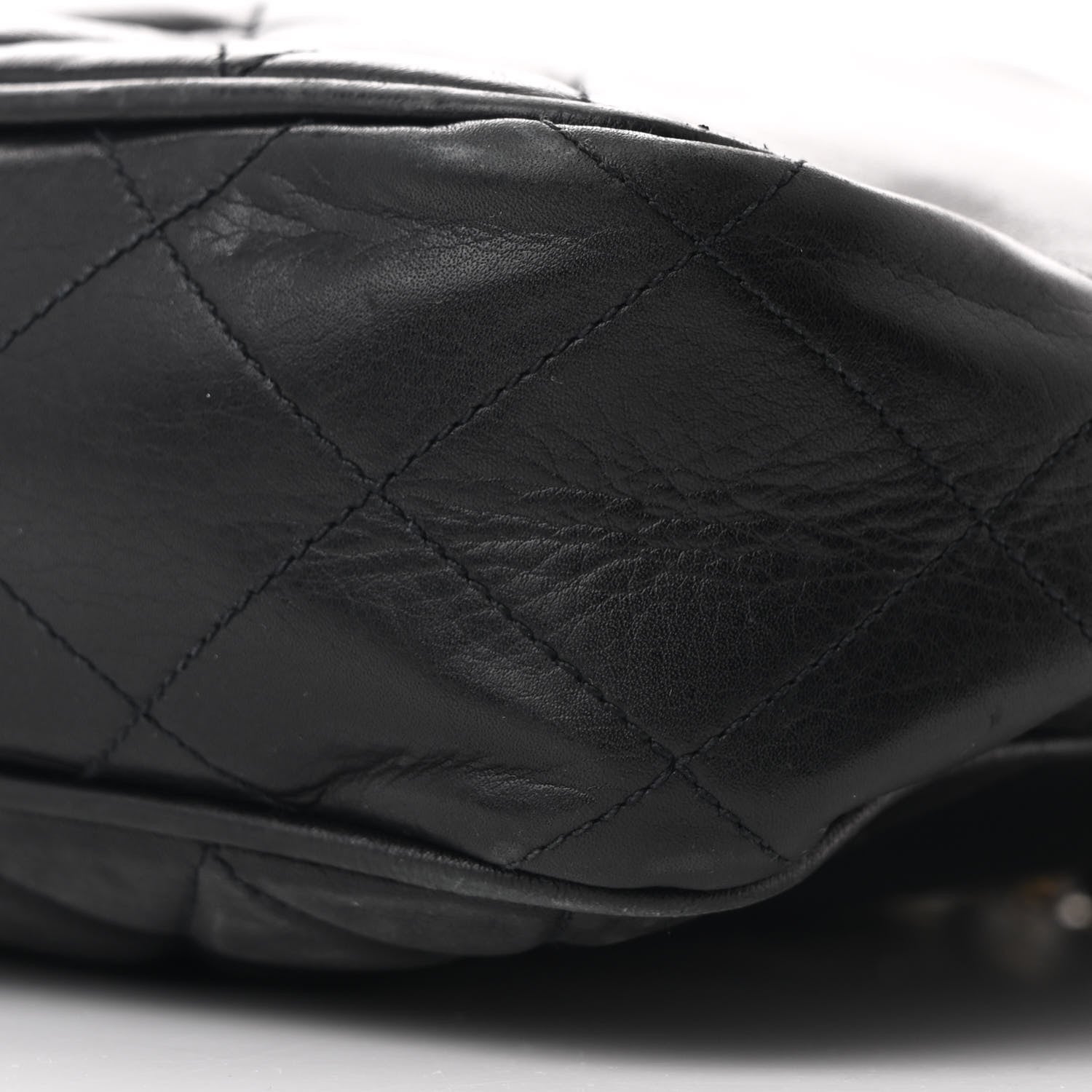 Chanel Lambskin Quilted Shoulder Bag Black 11 of 11