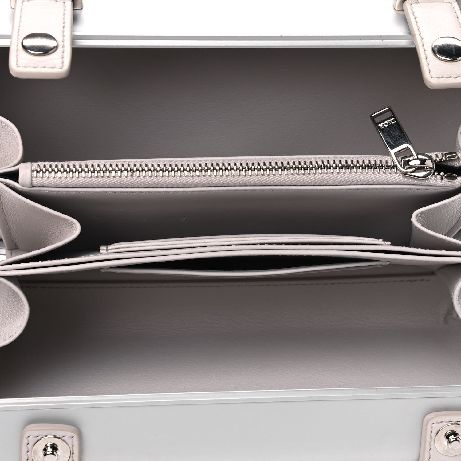 Christian Dior X RIMOWA Aluminum Personal Clutch On Strap Silver 5 of 13