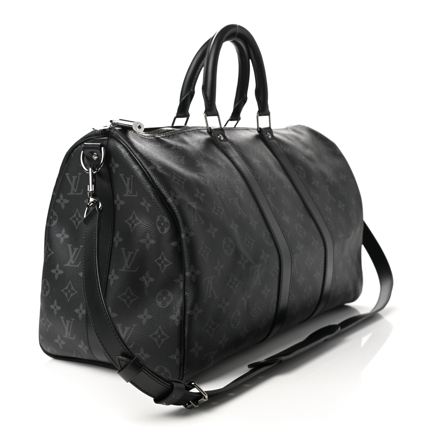 Louis Vuitton Monogram Eclipse Keepall Bandouliere 45 3 of 14