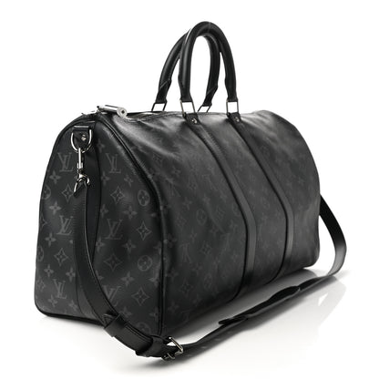 Louis Vuitton Monogram Eclipse Keepall Bandouliere 45 3 of 14