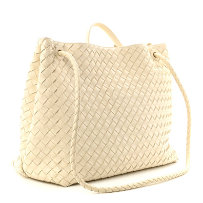 Bottega Veneta Nappa Intrecciato Large Andiamo Shoulder Bag Sea Salt 3 of 10