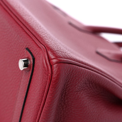 Hermes Togo Birkin 25 Rouge Grenat 11 of 14