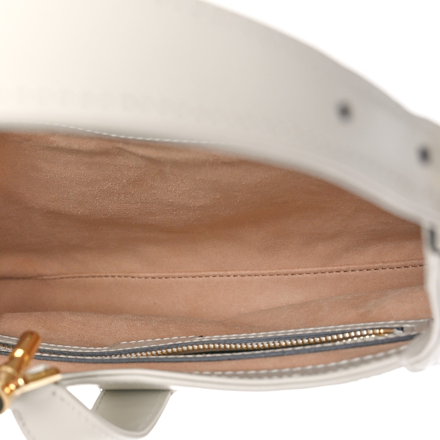Boarded Dyana Lux Calfskin Small Jackie 1961 Hobo Mystic White
