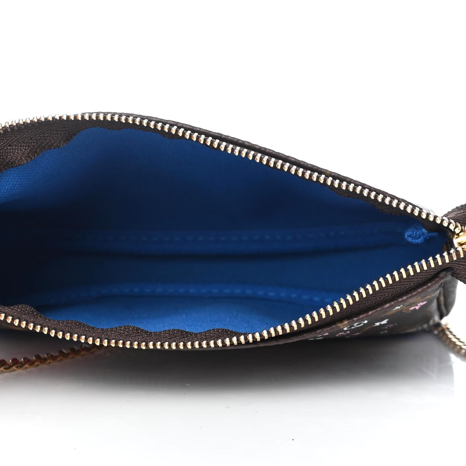 Louis Vuitton Monogram 2019 Christmas Animation Mini Venice Pochette Accessories Blue 5 of 8