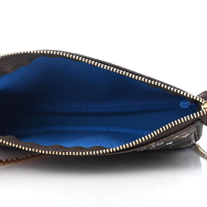 Louis Vuitton Monogram 2019 Christmas Animation Mini Venice Pochette Accessories Blue 5 of 8