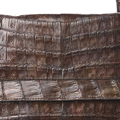 Nancy Gonzalez Crocodile Tote Brown 10 of 12