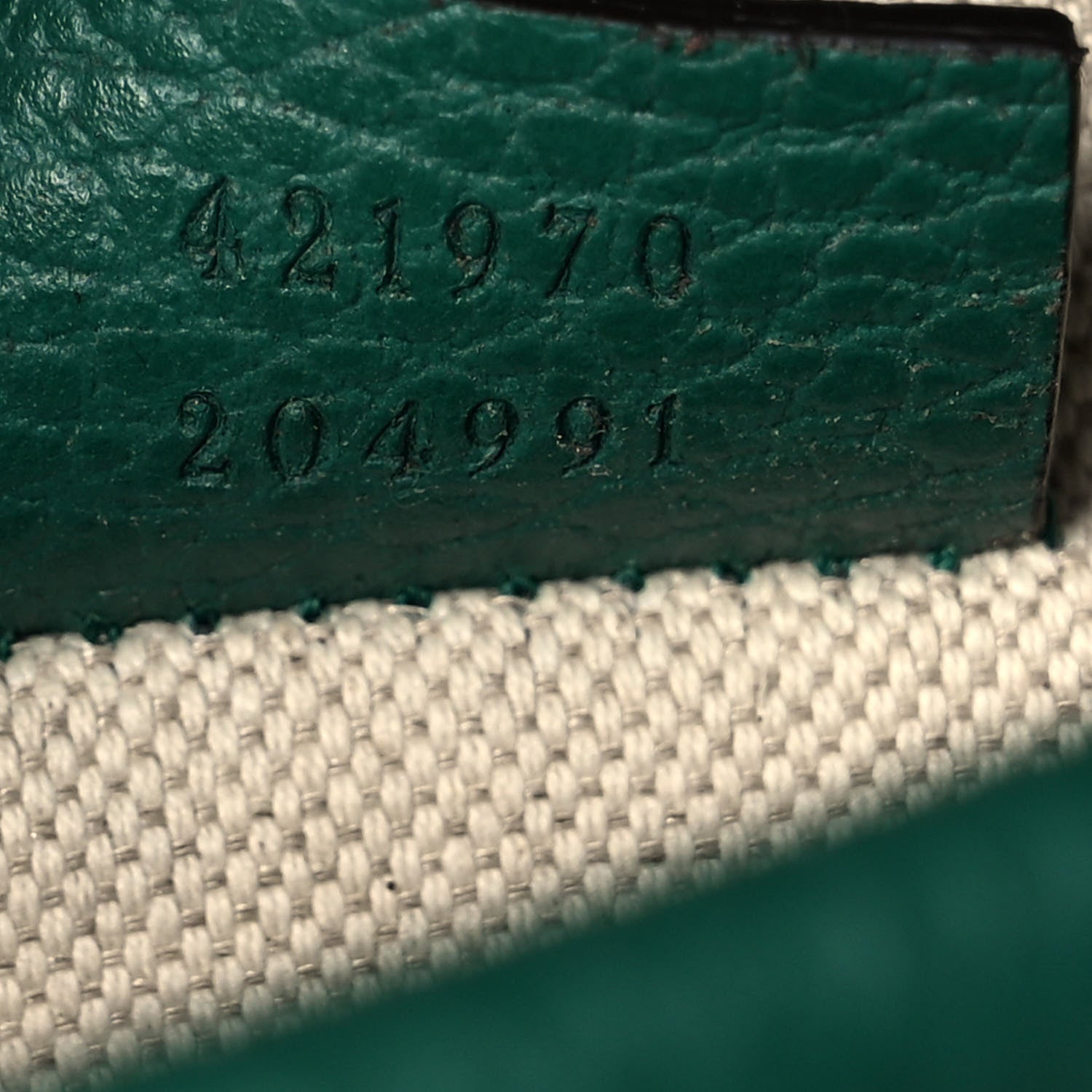 Gucci Calfskin Mini Dionysus Shoulder Bag Emerald 7 of 9