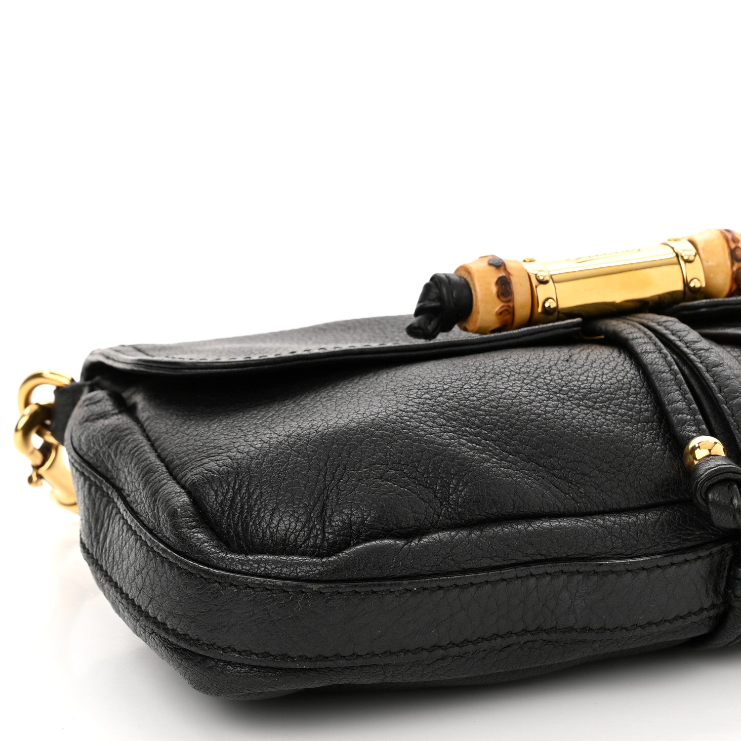 Gucci Calfskin Bamboo Croisette Evening Bag 9 of 10