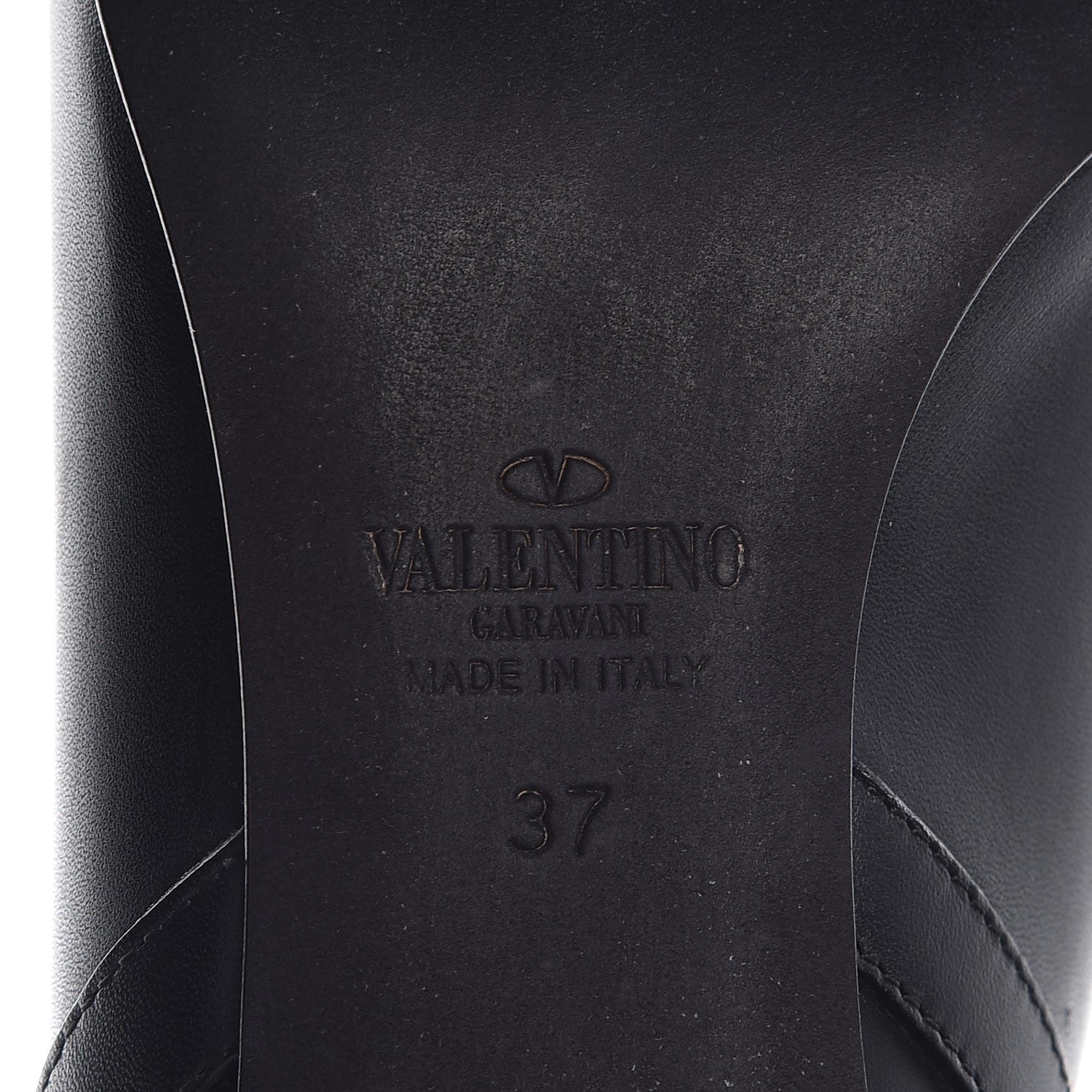 Valentino Garavani Calfskin Rockstud Double Buckle 65mm Ankle Boots 37 Black 6 of 8