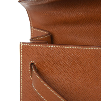 Hermes Courchevel Kelly Sellier 32 Gold 17 of 17