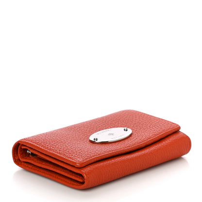 Mulberry Soft Grain Calfskin French Purse Wallet Pumpkin 4 of 9