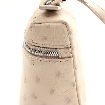 Loro Piana Ostrich L19 Extra Pocket Pouch Light Travertine 11 of 12