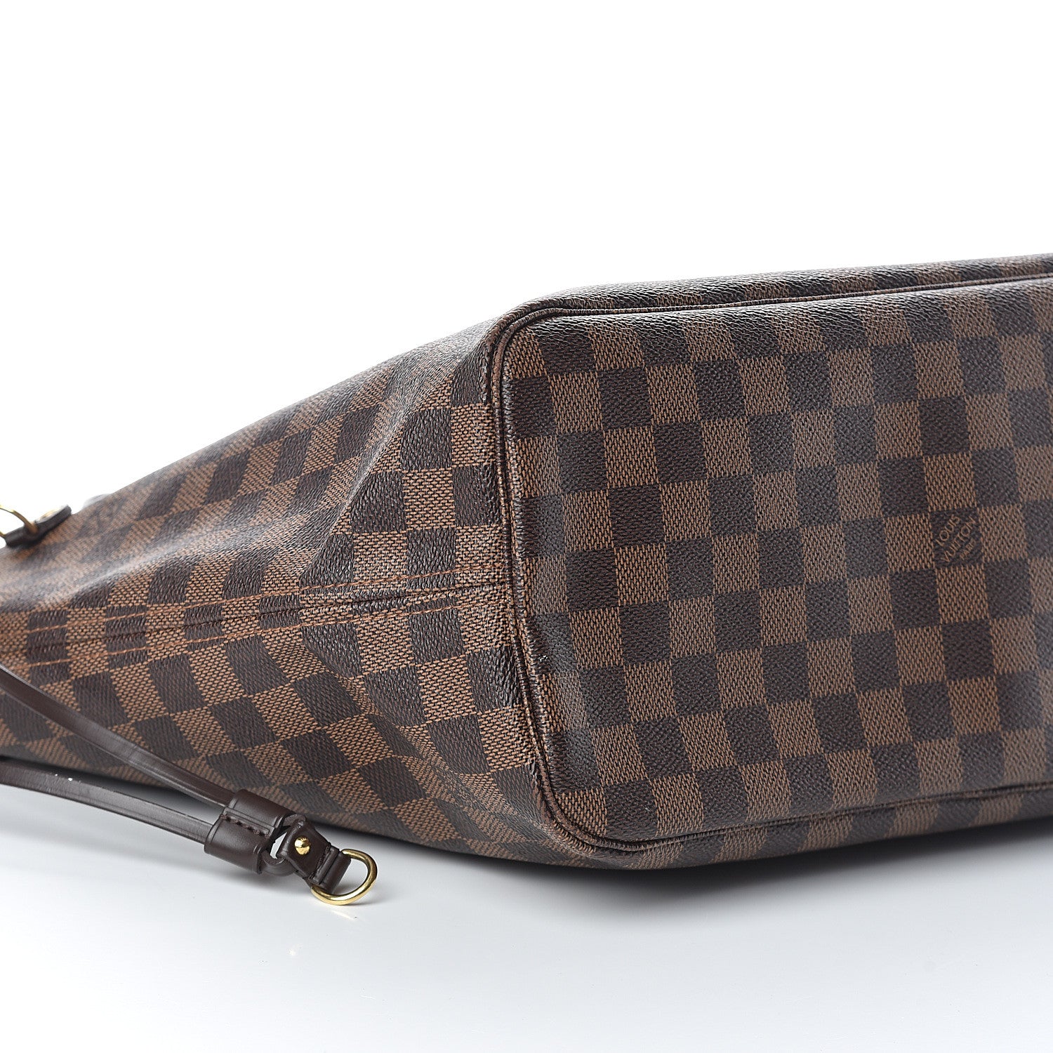 Louis Vuitton Damier Ebene Neo Neverfull MM Rose Ballerine 12 of 13