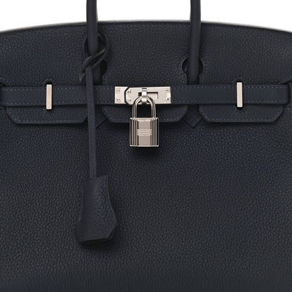 Hermes Togo Birkin 25 Bleu Nuit 8 of 11