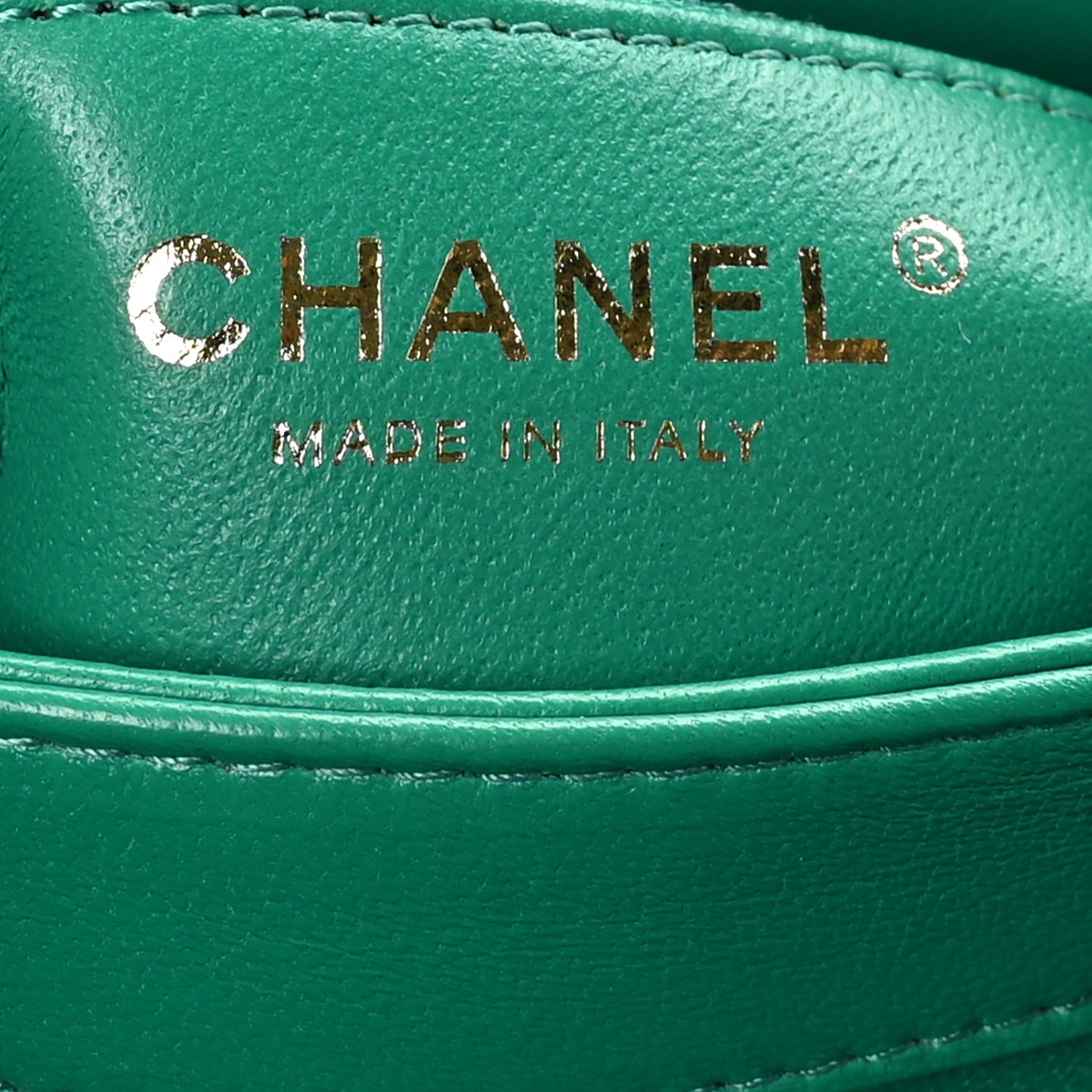 Lambskin Quilted Small Trendy CC Flap Dual Handle Bag Green