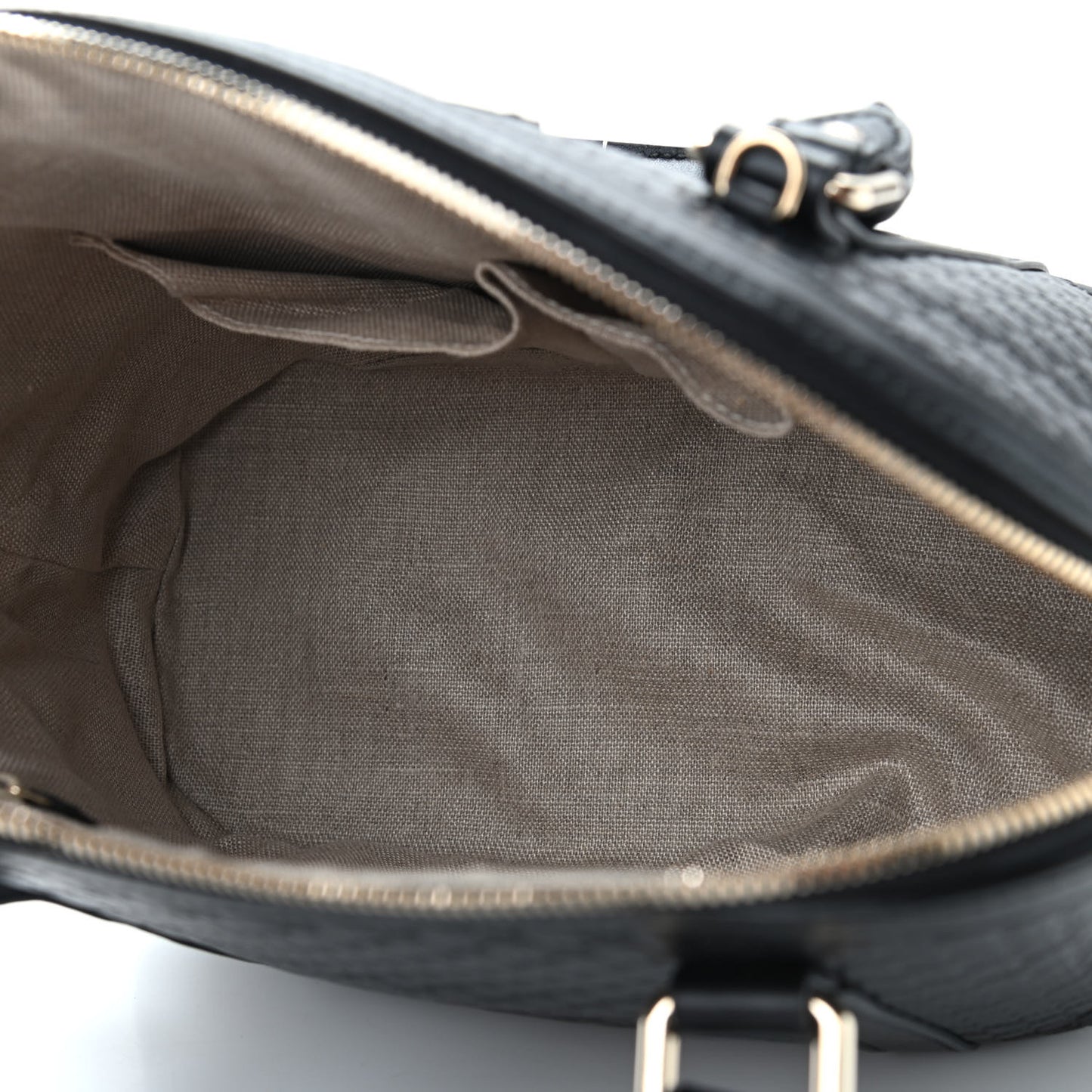 Microguccissima Medium Dome Bag Black