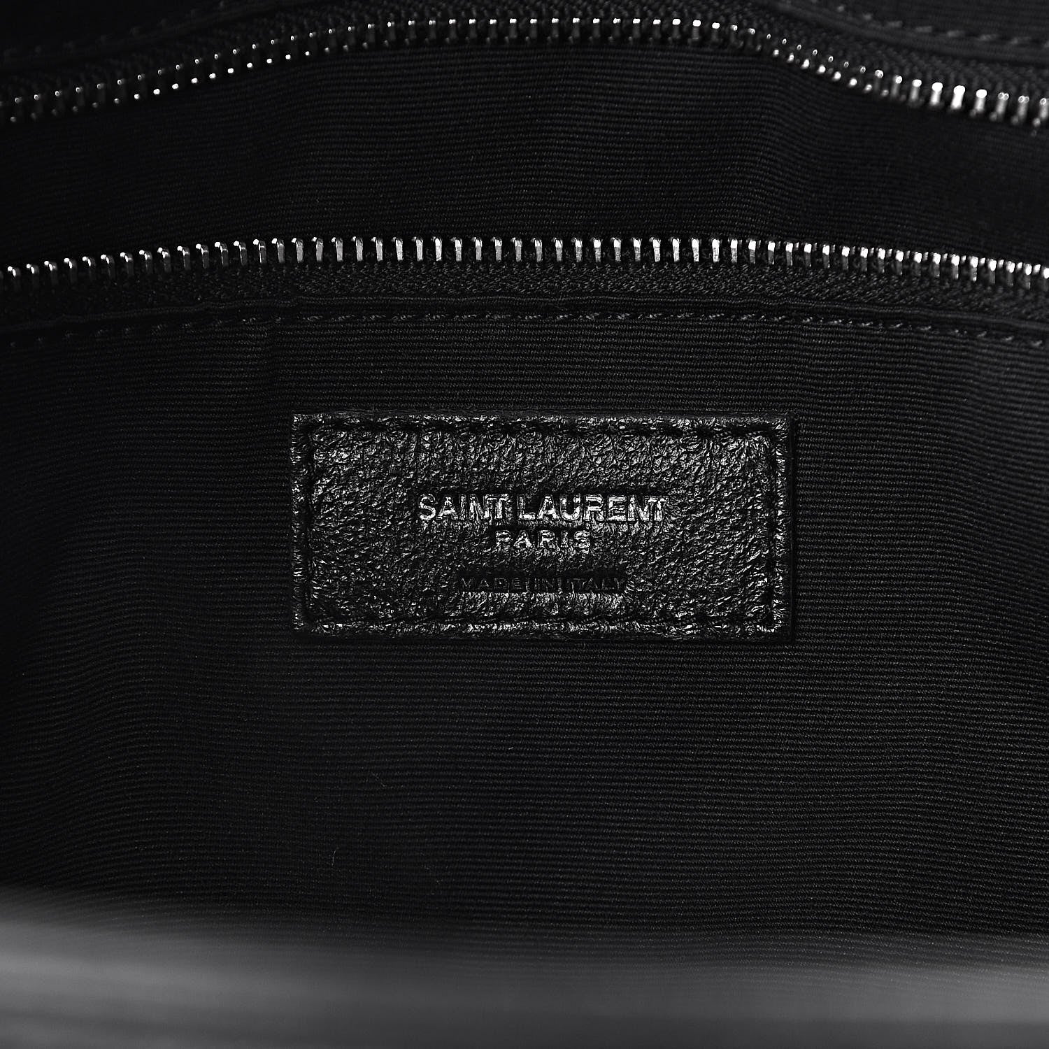 Saint Laurent Calfskin Y Quilted Monogram Large Loulou Shopper Black 6 of 9