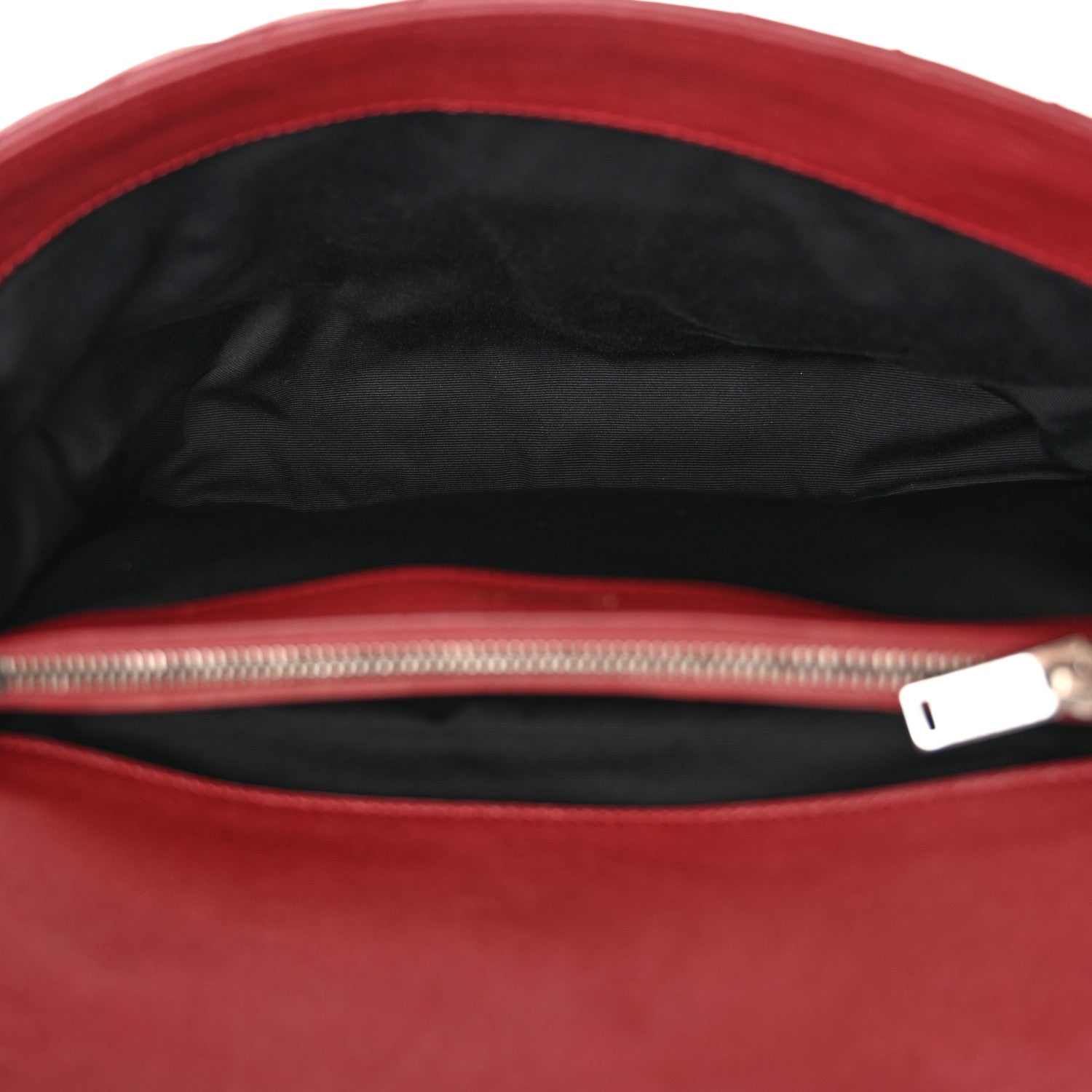 Saint Laurent Sheepskin Matelasse Chevron Large College Monogram Satchel Palissandre 5 of 11