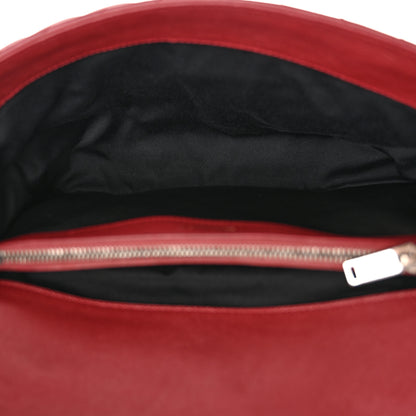 Saint Laurent Sheepskin Matelasse Chevron Large College Monogram Satchel Palissandre 5 of 11