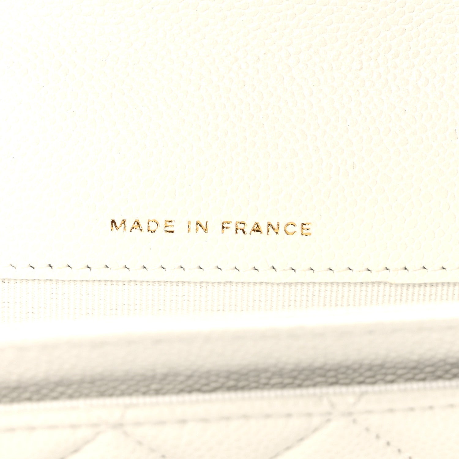 Chanel Caviar Quilted Flap Card Holder Wallet White 7 of 11