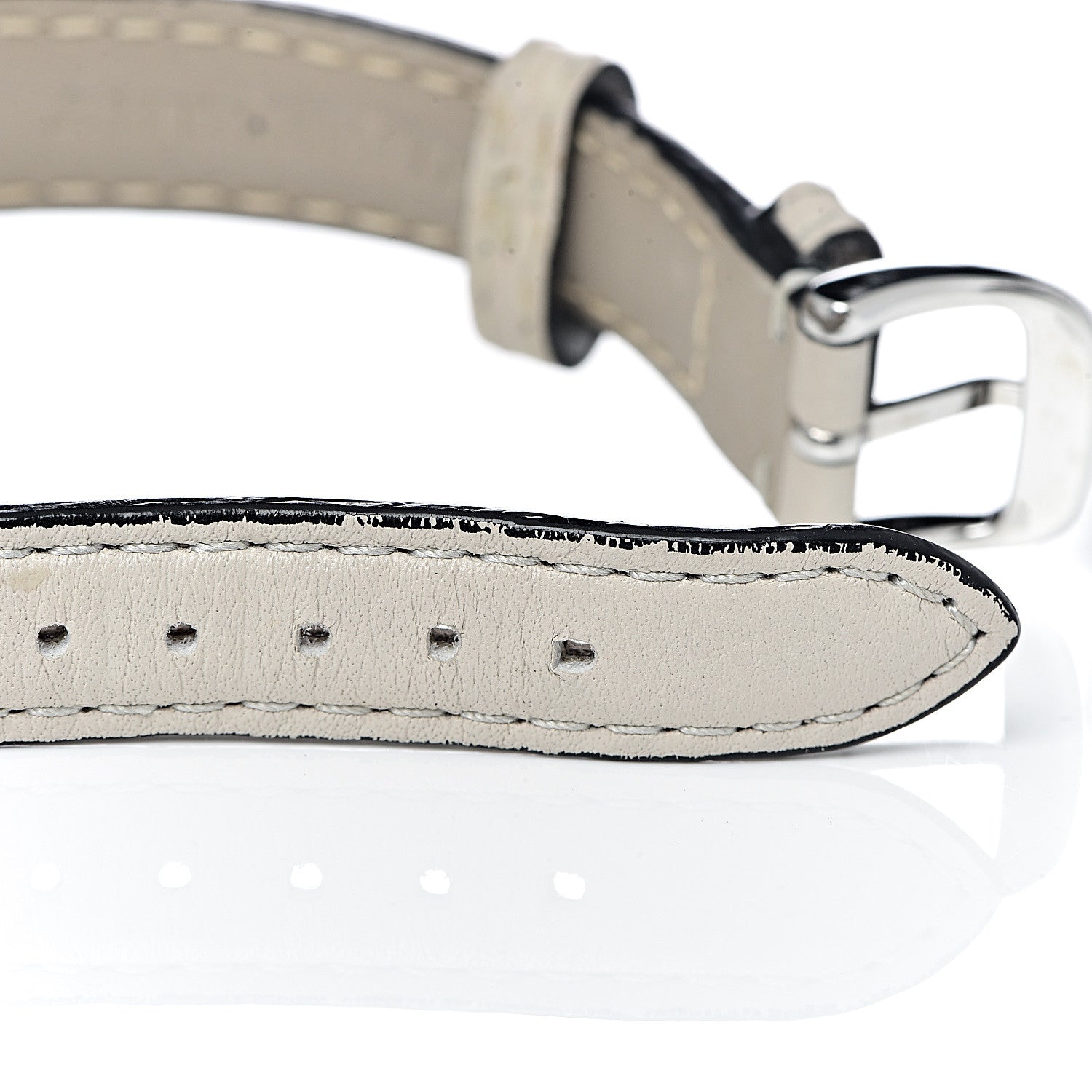 Burberry Stainless Steel Calfskin Diamond 32mm Classic Round Quartz Watch Taupe BU10105 8 of 9