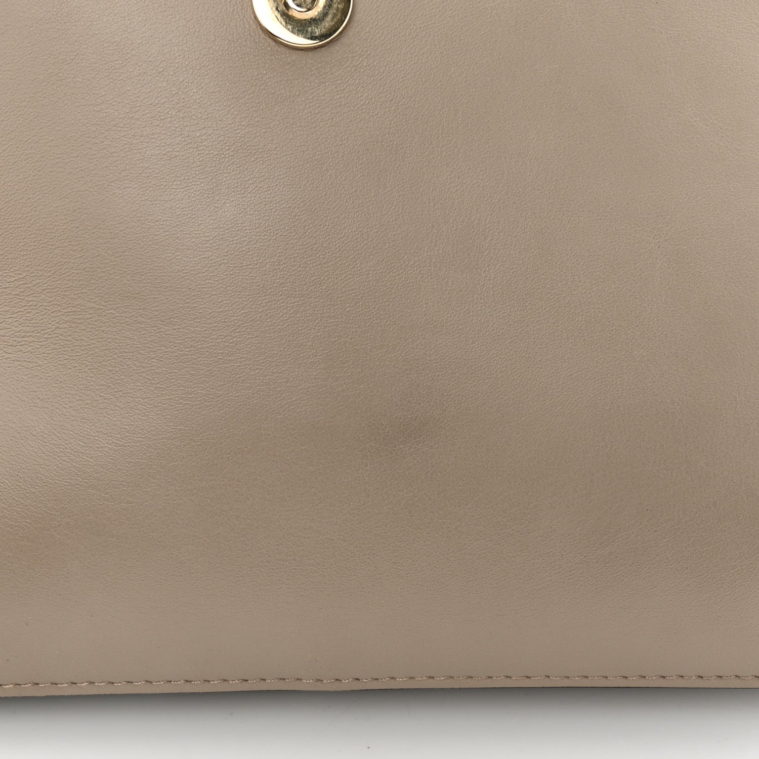 Chloe Calfskin Suede Medium Faye Shoulder Bag Motty Grey 11 of 11